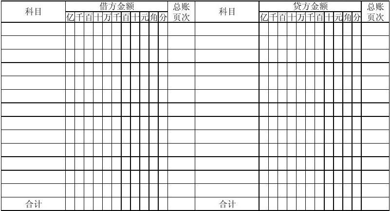 记帐电脑制表