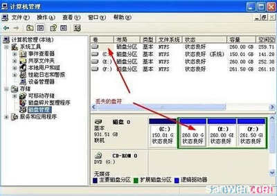 电脑磁盘不见了几个