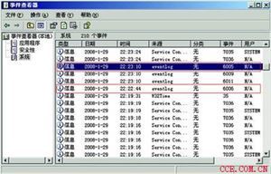 电脑记录事件id