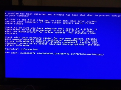 电脑突然pci 蓝屏