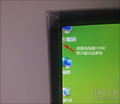 电视 电脑 现实不全