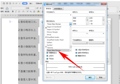电脑上字体没有了