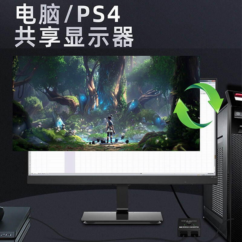 电脑显示ps4