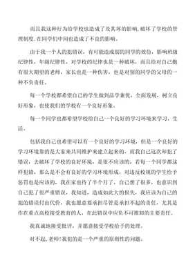 弄坏电脑检讨