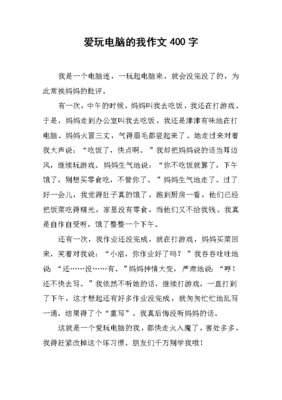 爱玩电脑的我