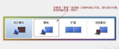 电脑和投影仪切换