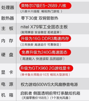 电脑主机热门度