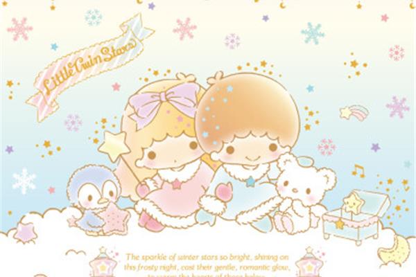电脑壁纸双子星