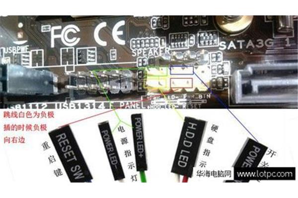 组装电脑电源led